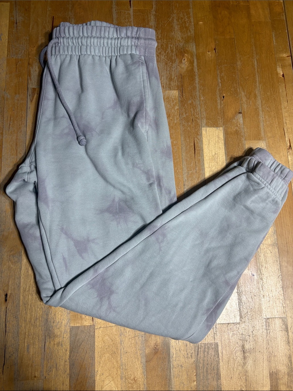 TNA Light Gray Tie-Dye Joggers